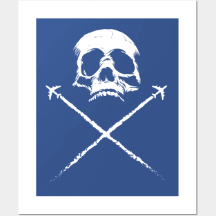 Chemtrails Skull B Posters and Art